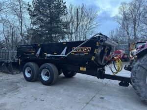 NEW HERRON H2 DT-18T (FAST-TOW) dump trailer sold to a customer in the north of Scotland